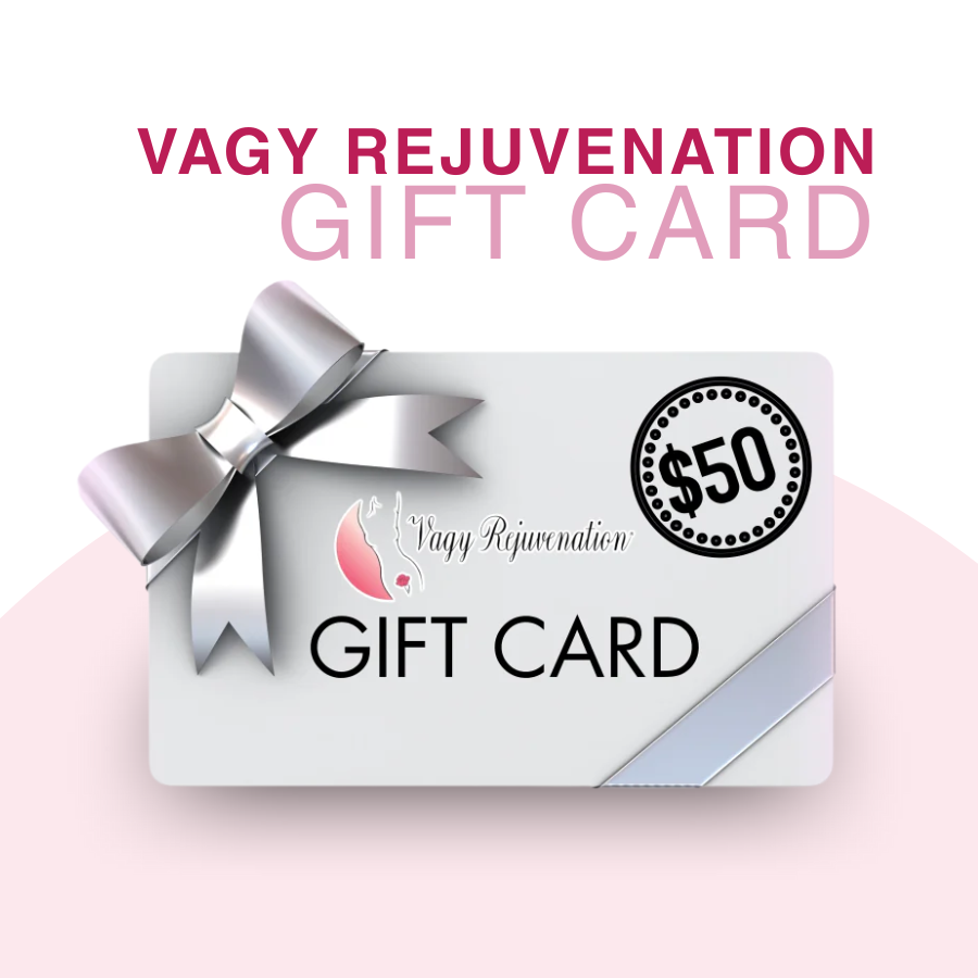Tarjeta de regalo de rejuvenecimiento vaginal