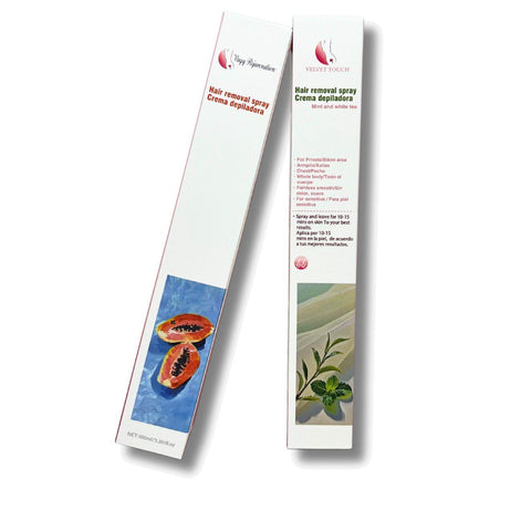 Velvet Touch Hair Removal Set – Papaya & Mint w/ White Tea